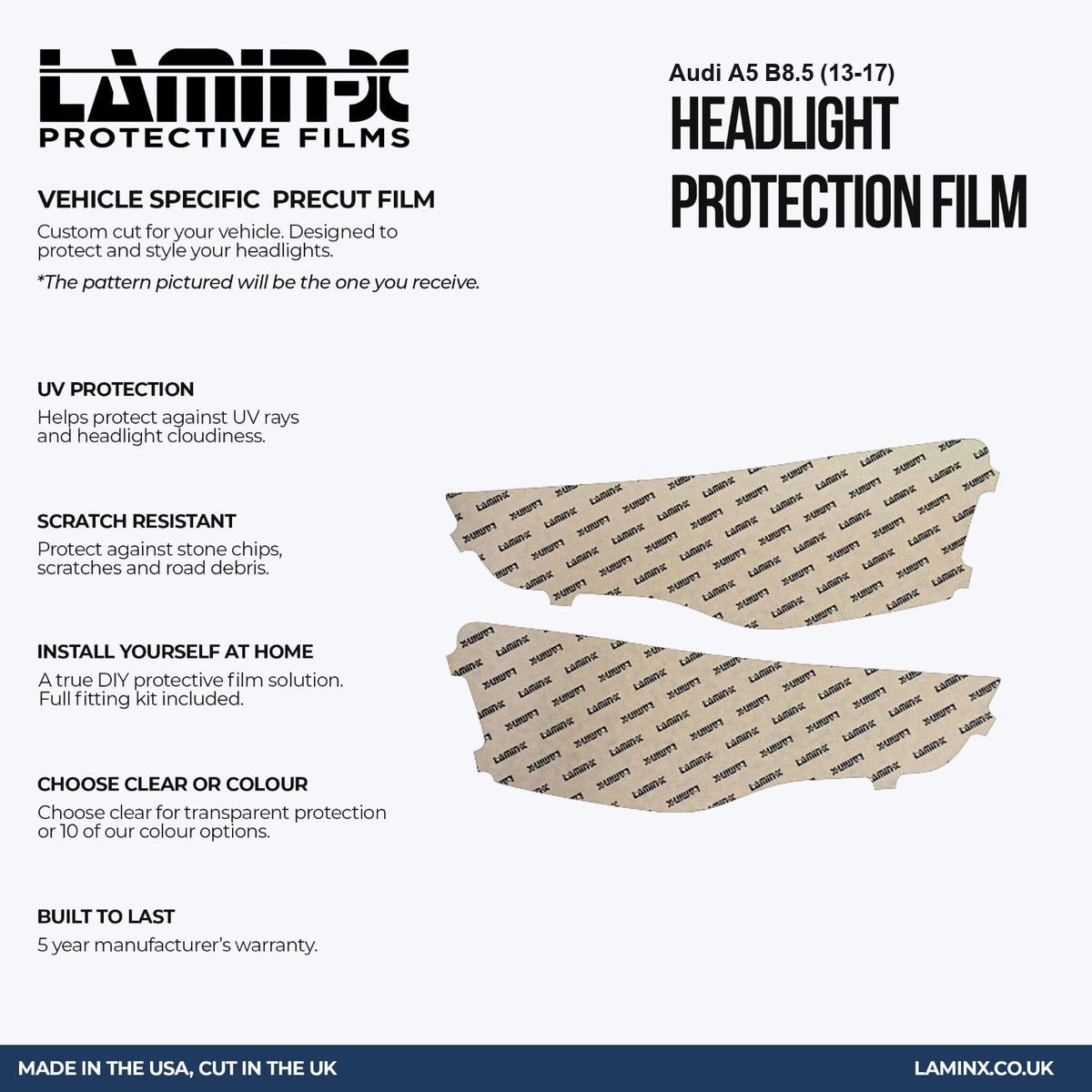 Audi A5 B8.5 (13-17) Headlight Covers