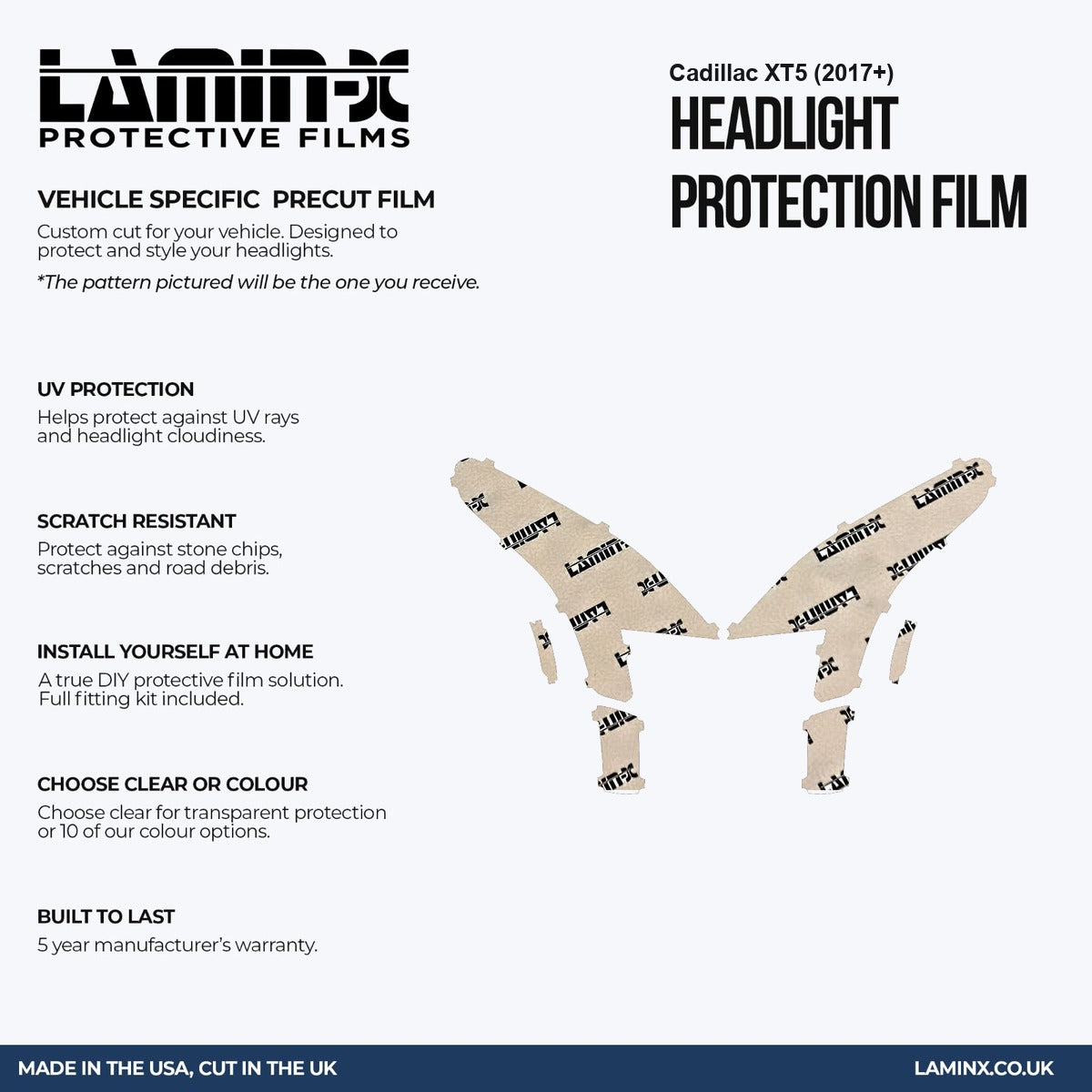 Cadillac XT5 (2017+  ) Headlight Covers
