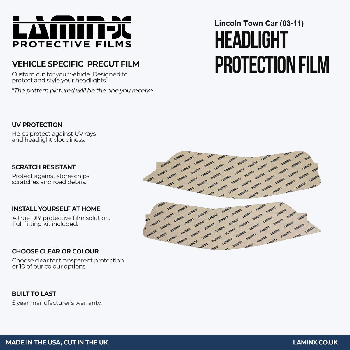 Lincoln Town Car (03-11) Headlight Covers