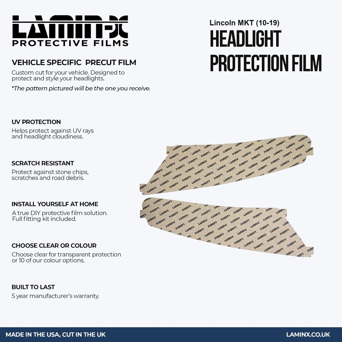 Lincoln MKT (10-19) Headlight Covers