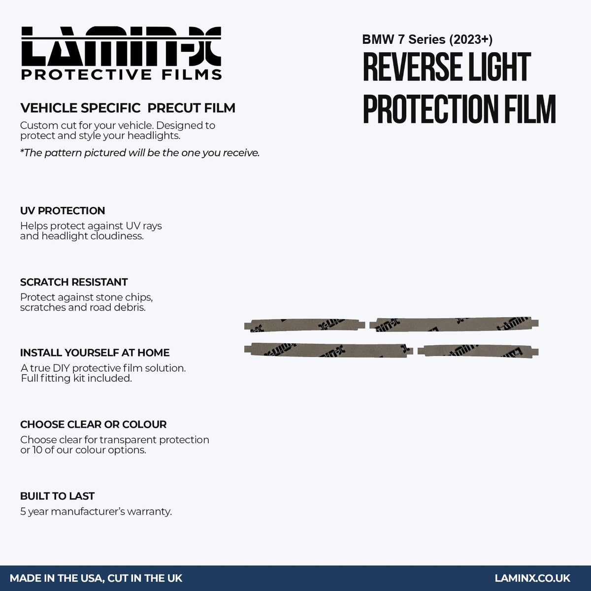 BMW 7 Series (2023+ ) Reverse Light Covers