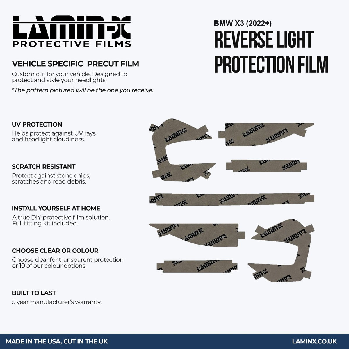 BMW X3 (2022+ ) Reverse Light Covers