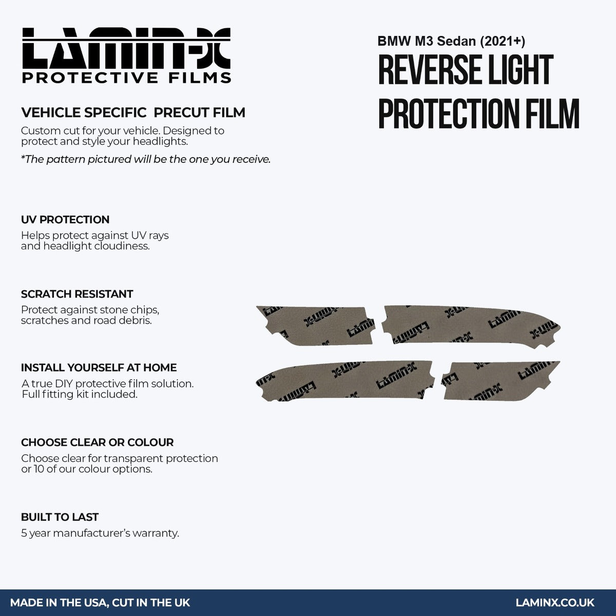BMW M3 Sedan (2021+ ) Reverse Light Covers