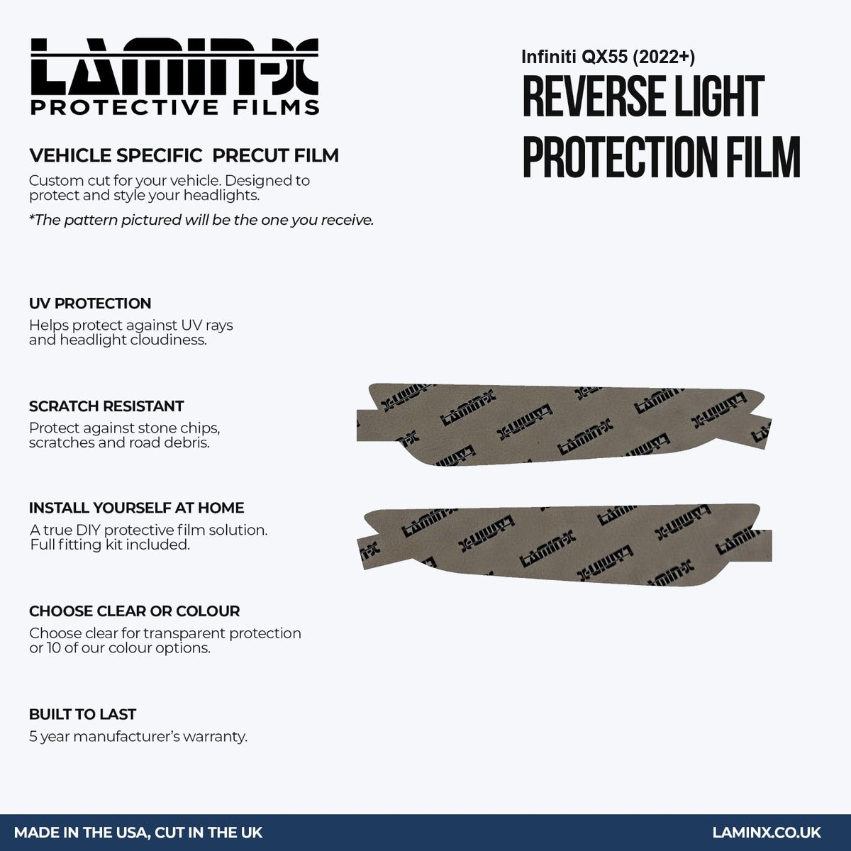 Infiniti QX55 (2022+ ) Reverse Light Covers