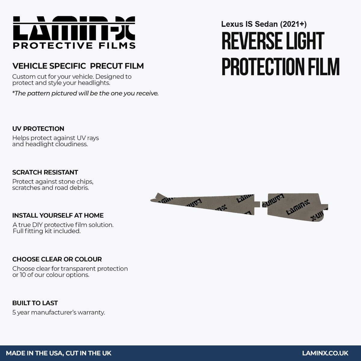 Lexus IS Sedan (2021+ ) Reverse Light Covers