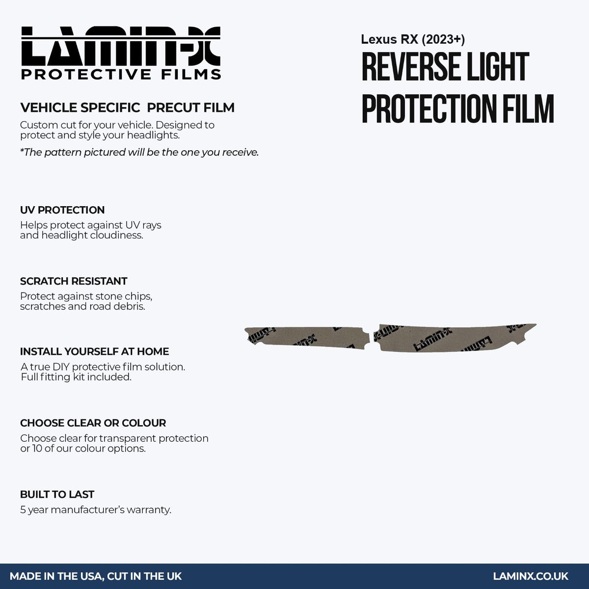 Lexus RX (2023+ ) Reverse Light Covers