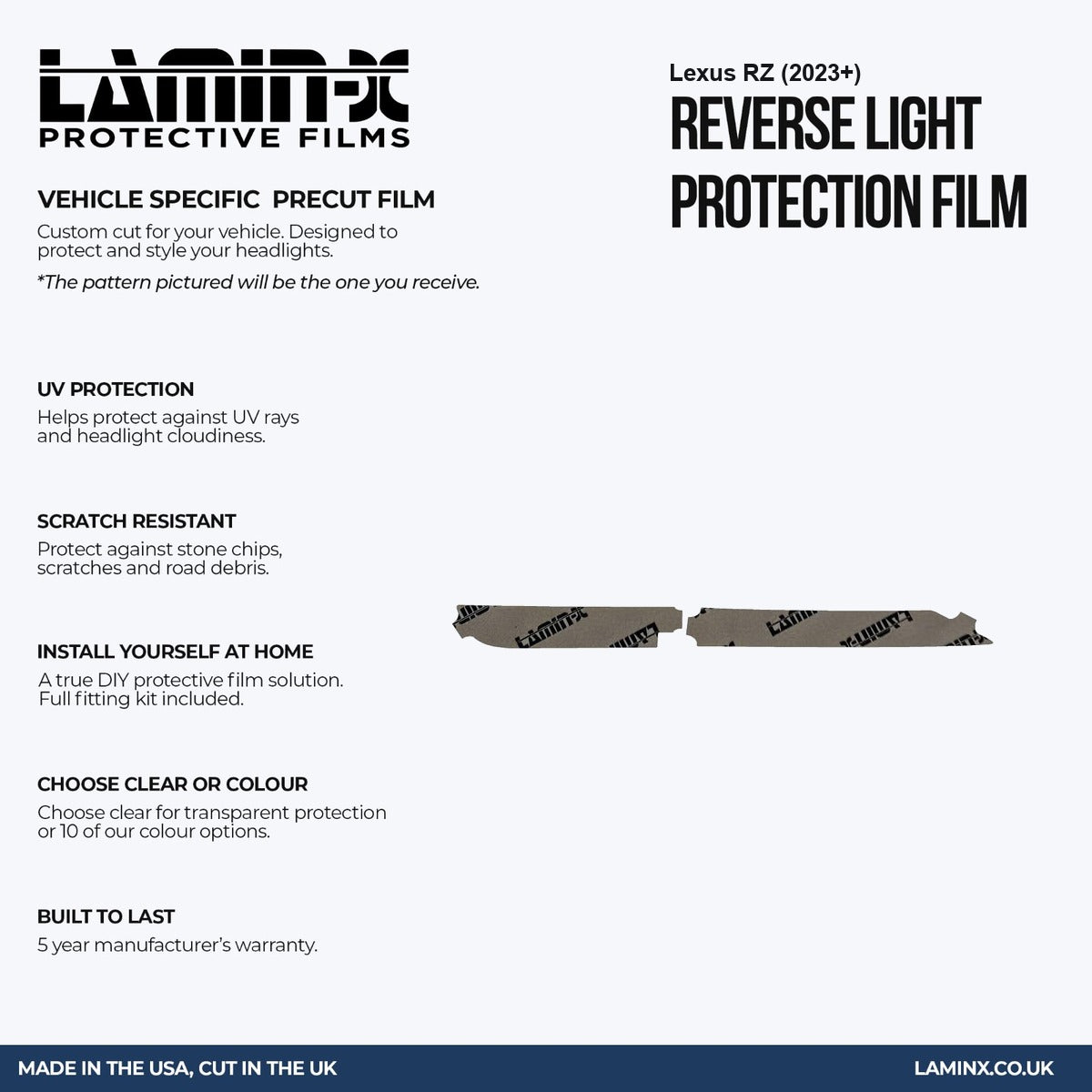 Lexus RZ (2023+ ) Reverse Light Covers
