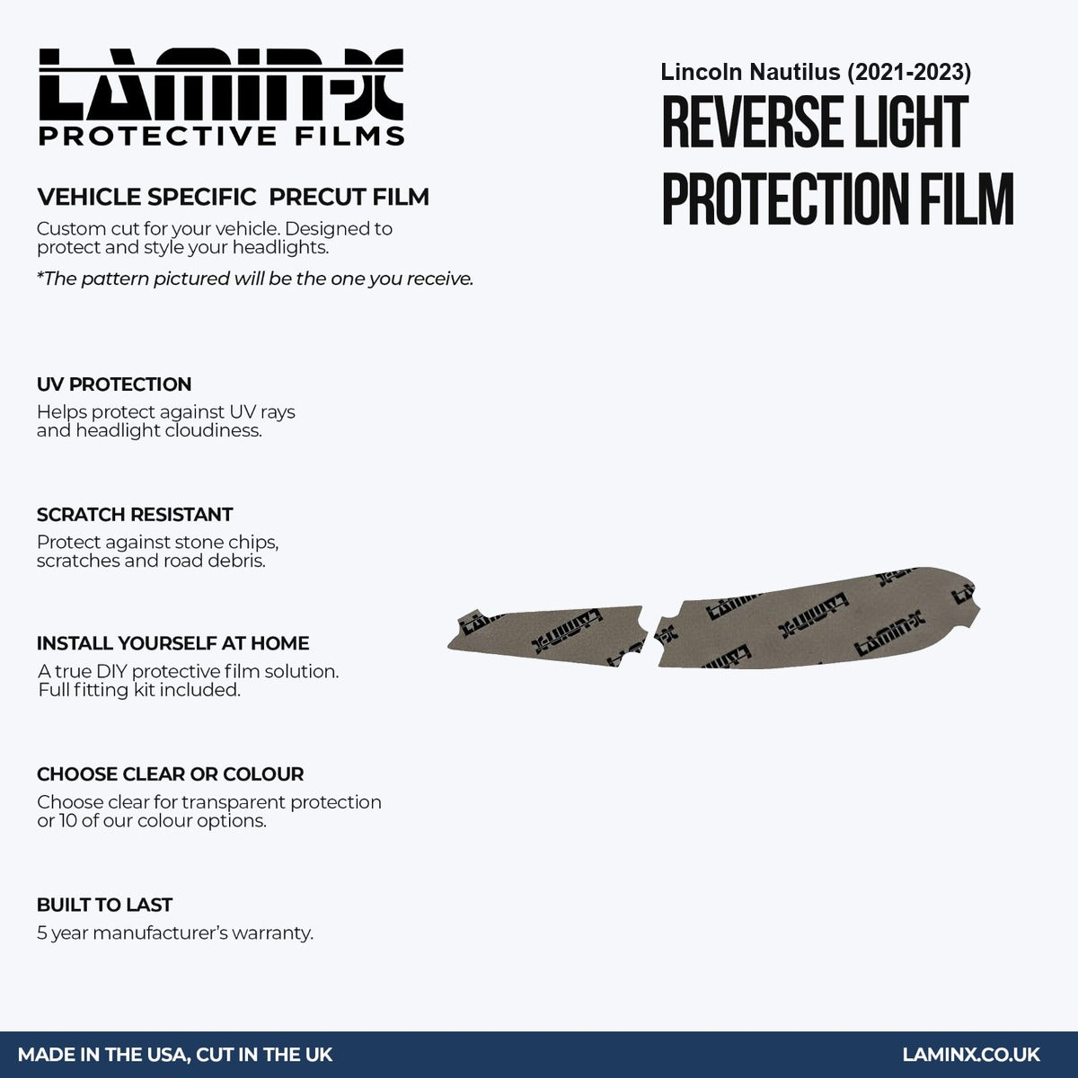 Lincoln Nautilus (2021-2023) Reverse Light Covers
