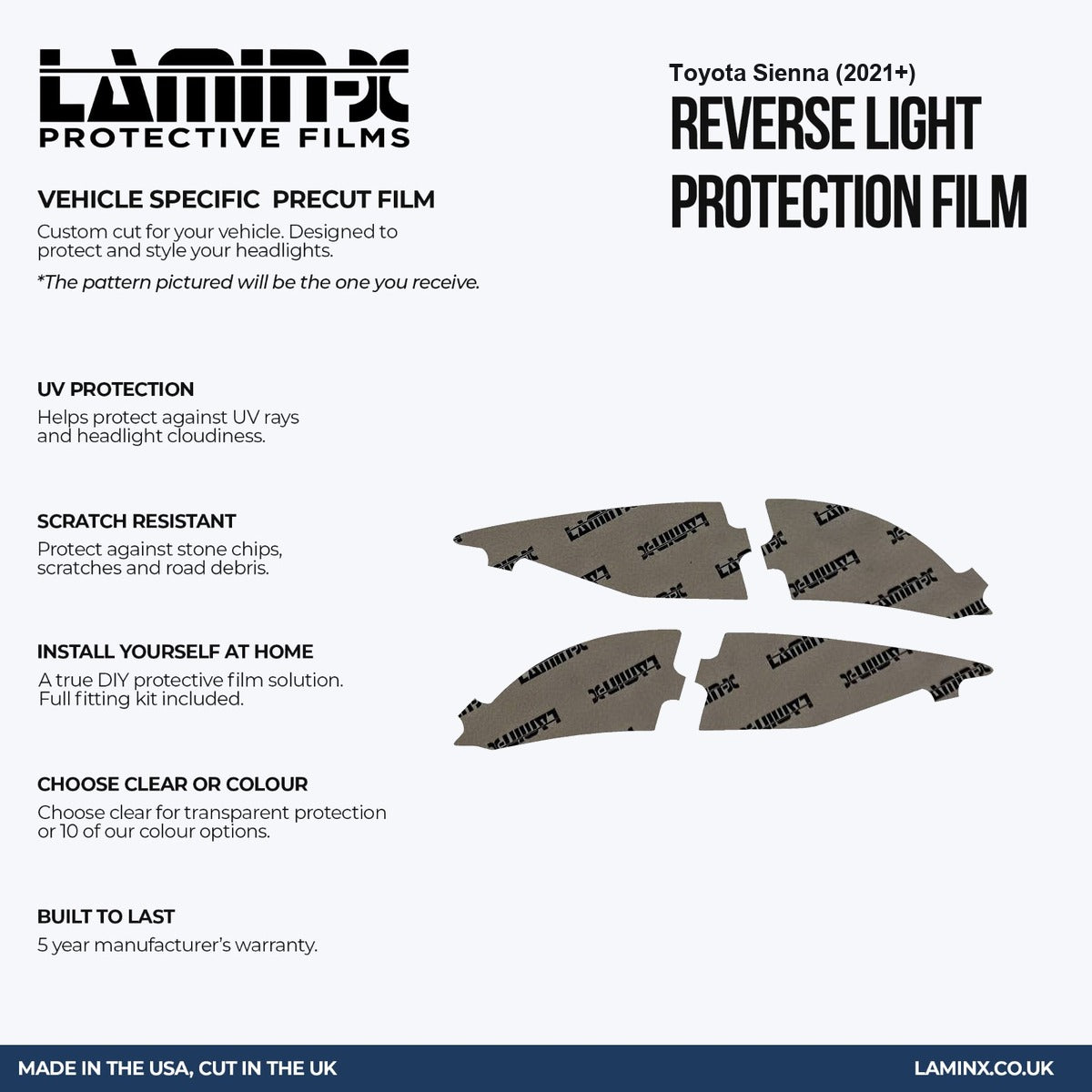 Toyota Sienna (2021+ ) Reverse Light Covers