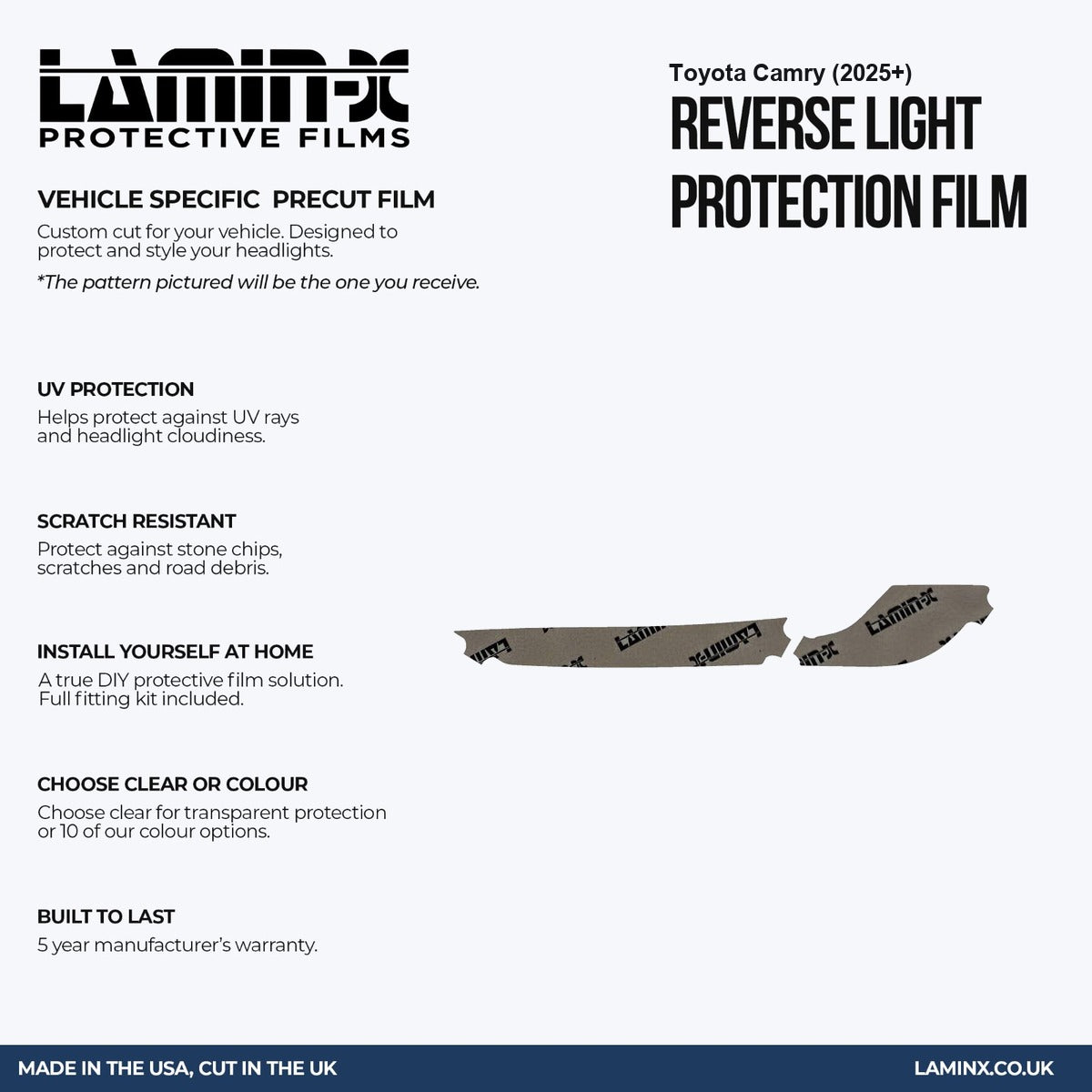 Toyota Camry (2025+ ) Reverse Light Covers