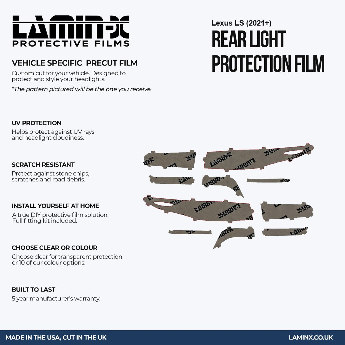 Lexus LS (2021+ ) Tail Light Covers
