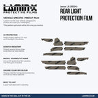 Lexus LX (2022+ ) Tail Light Covers