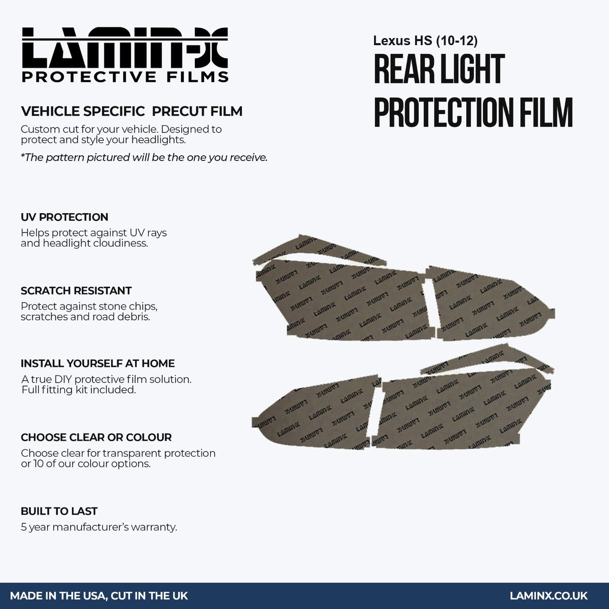 Lexus HS (10-12) Tail Light Covers
