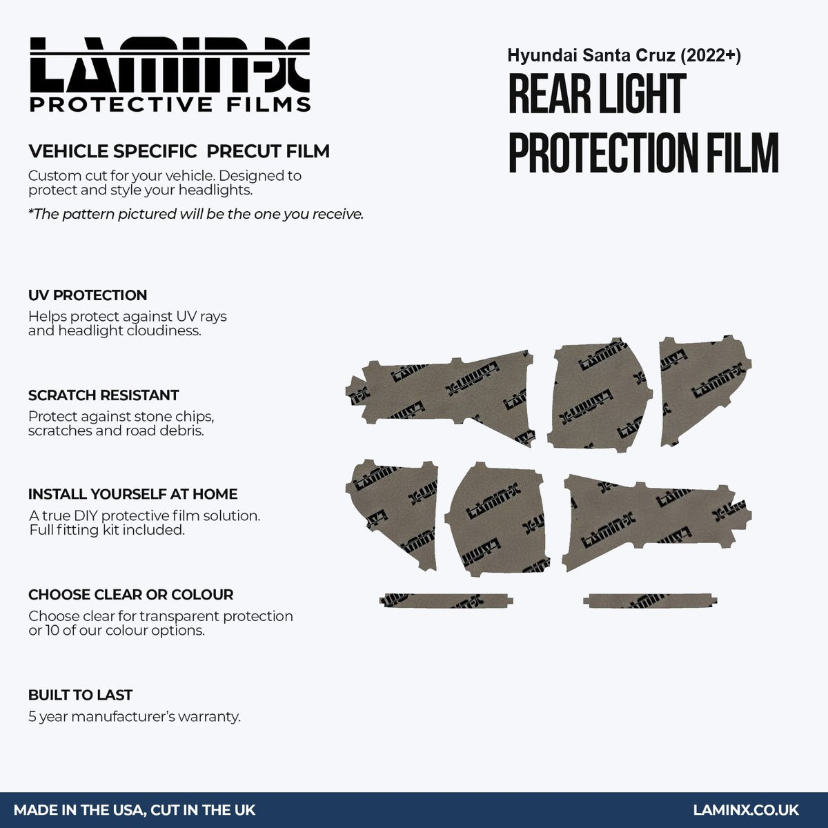 Hyundai Santa Cruz (2022+ ) Tail Light Covers