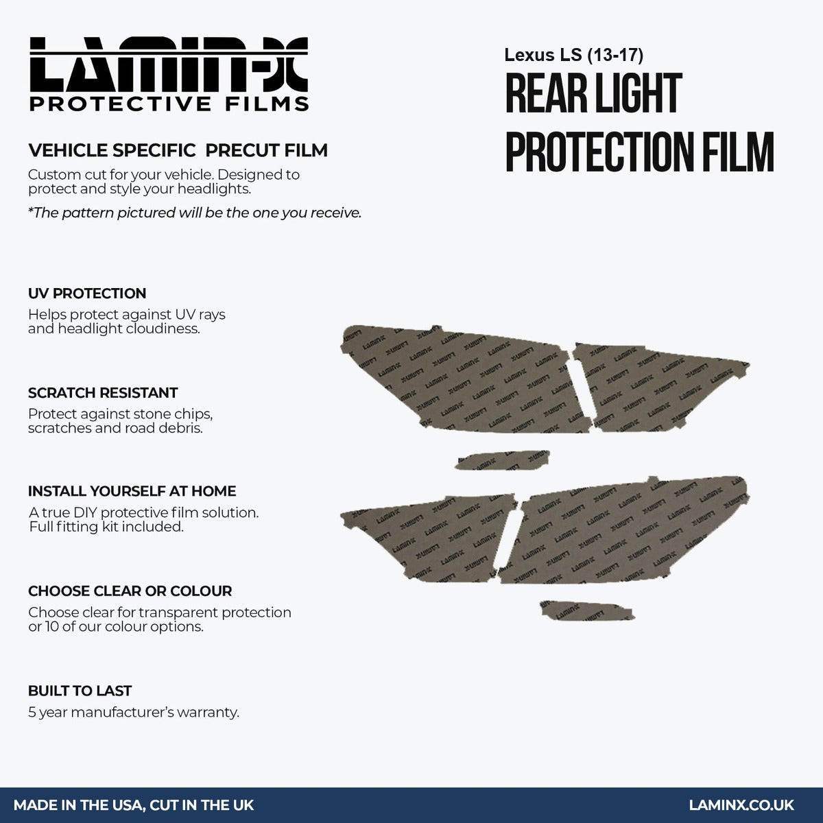 Lexus LS (13-17) Tail Light Covers