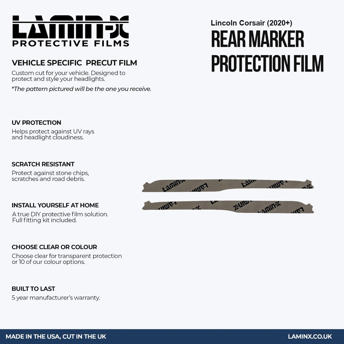 Lincoln Corsair (2020+  ) Rear Marker Covers