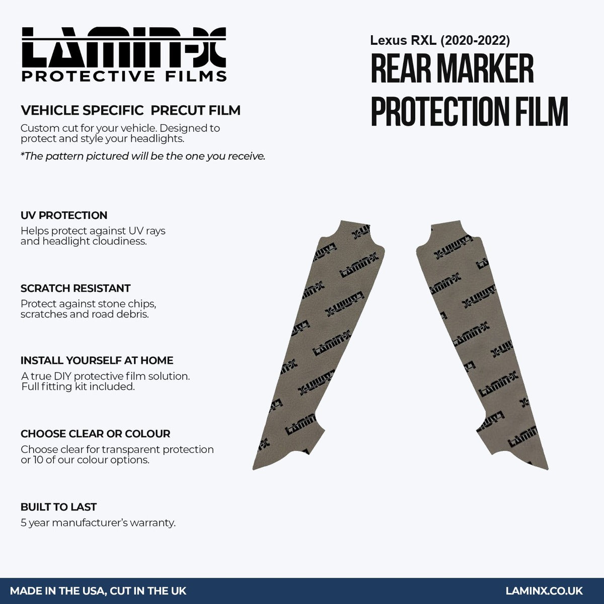 Lexus RXL (2020-2022) Rear Marker Covers