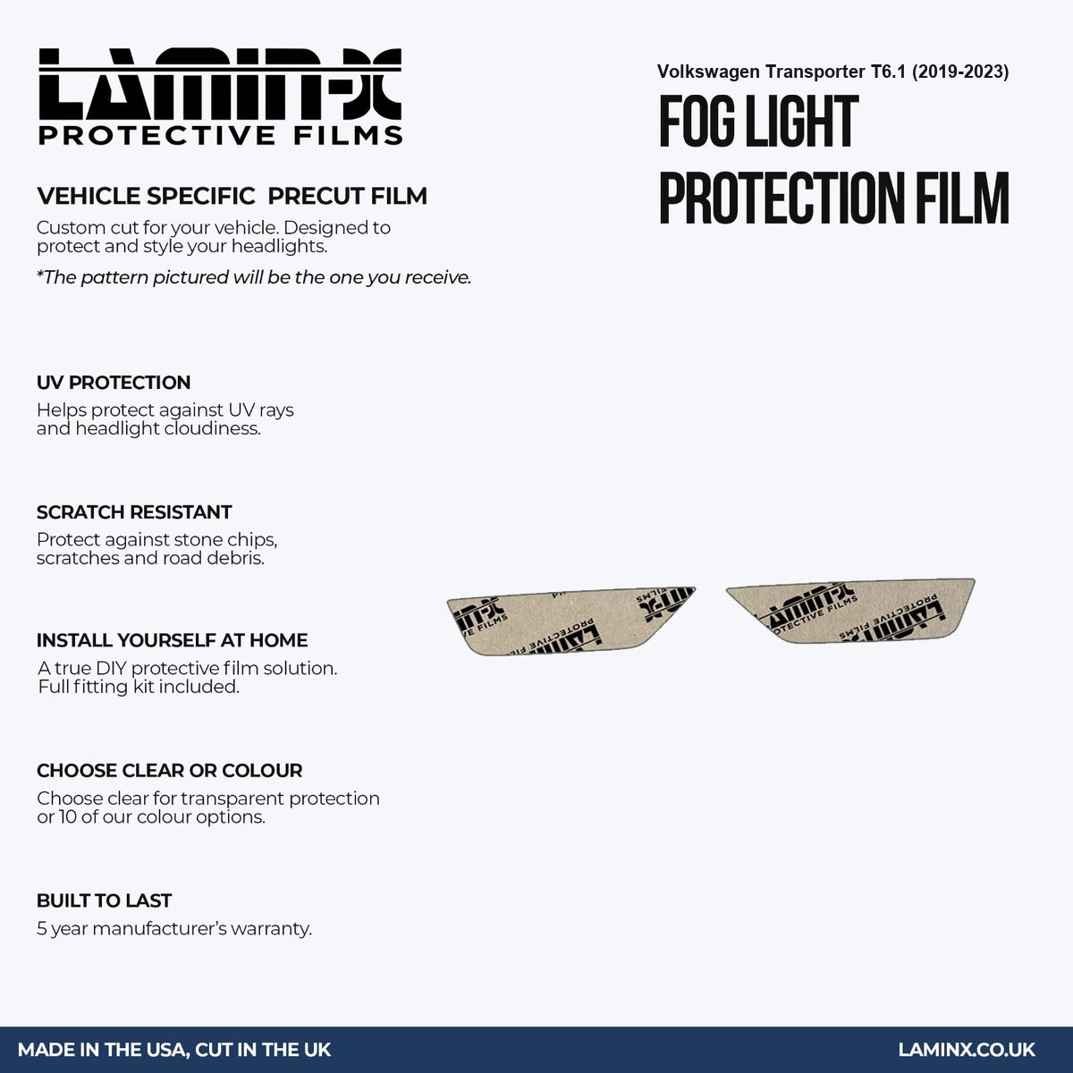 Volkswagen Transporter T6.1 (2019-2023) Fog Light Covers