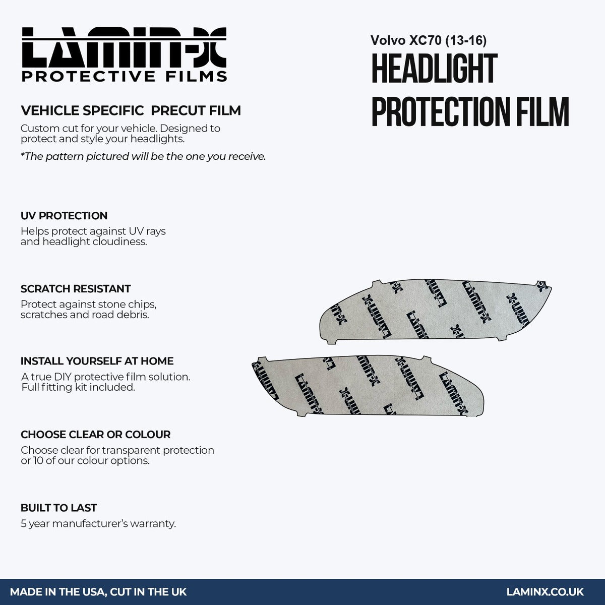 Volvo XC70 (13-16) Headlight Covers