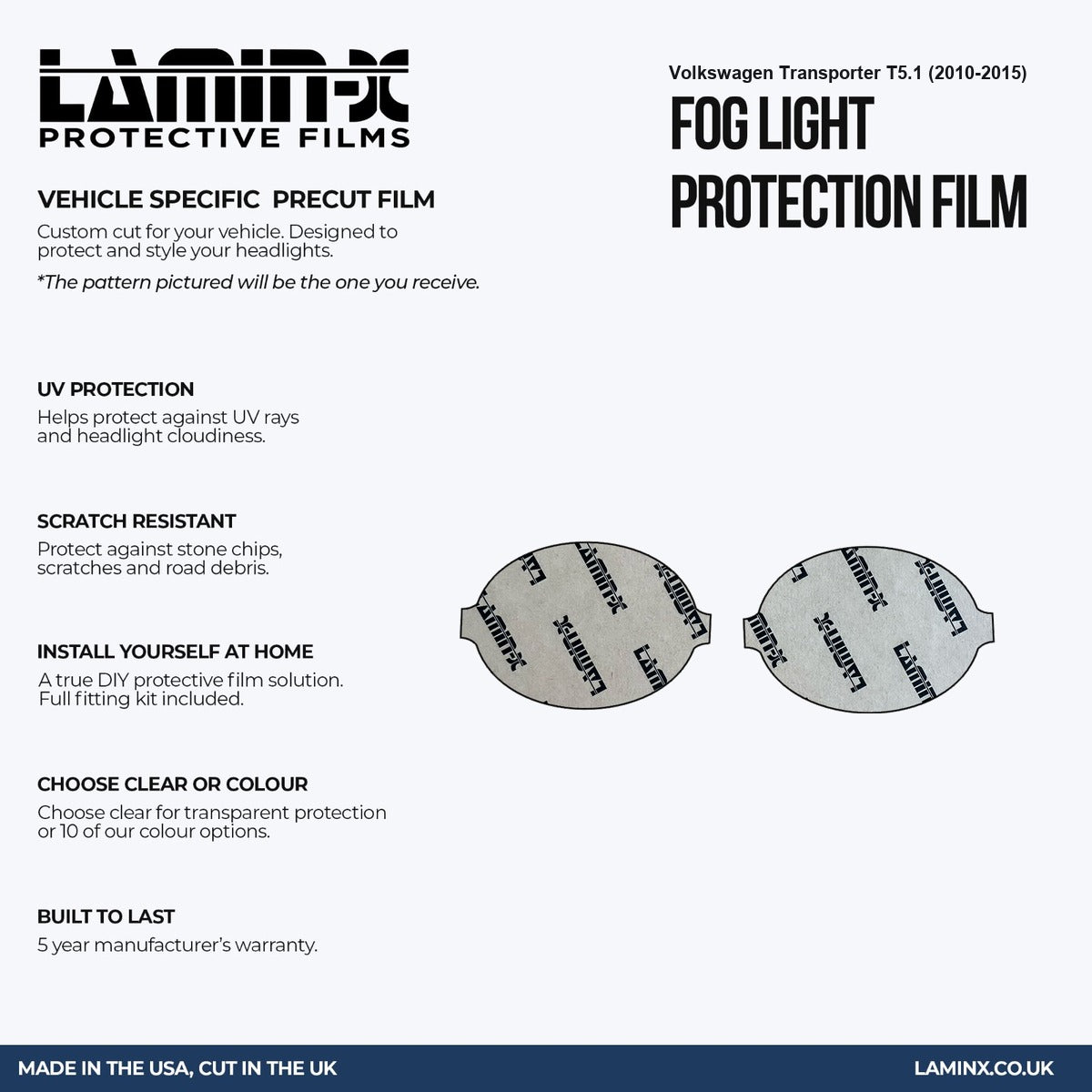 Volkswagen Transporter T5.1  (2010-2015) Fog Light Covers