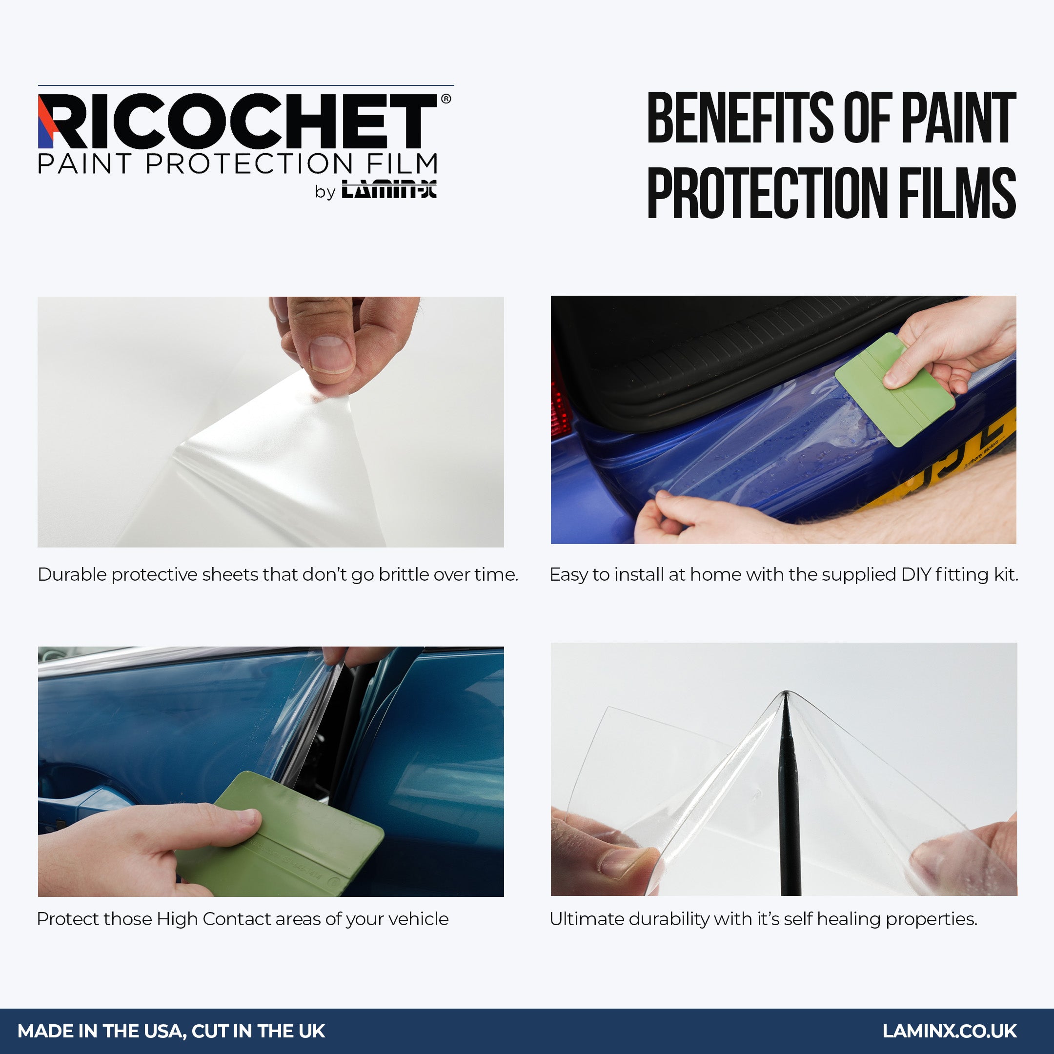 Benefits of Ricochet paint protection film